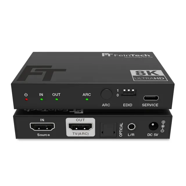 feintech-ax210-hdmi-audio-extractor-toslink-aux-4k-120hz image 1