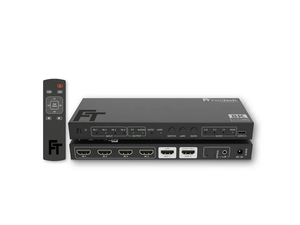 feintech-sw-sw411-hdmi-2-1-switch-4in1-earc-toslink-4k-120hz image 1