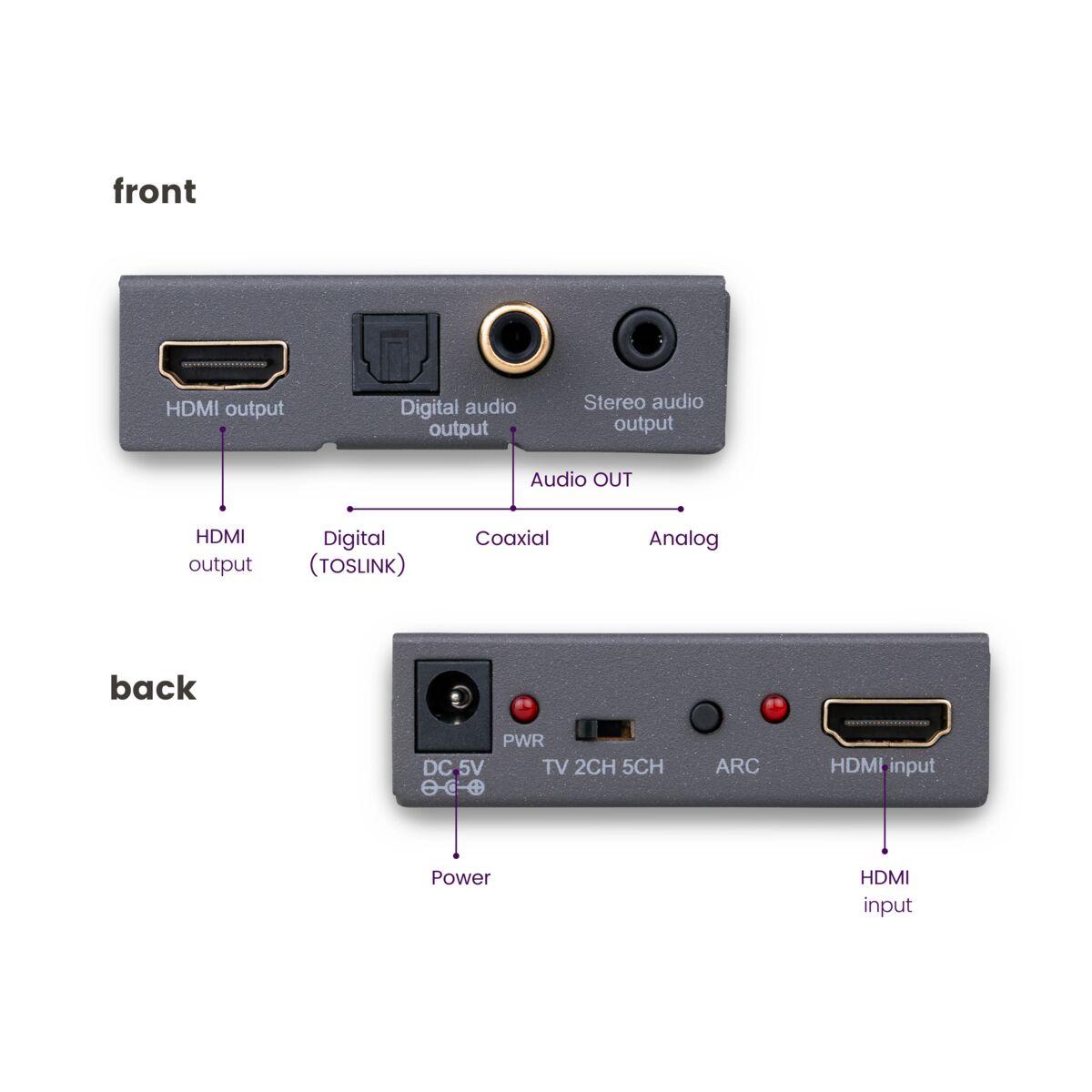 marmitek-connect-ae14-hdmi-audio-extractor-4k-arc-toslink-eu image 6