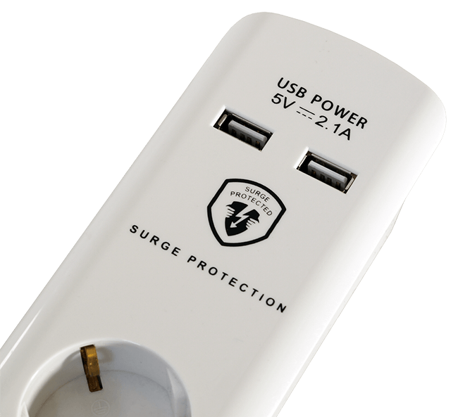 feintech-ms-4-fach-steckdosenleiste-1-5-m-mit-usb-berspannungsschutz image 2