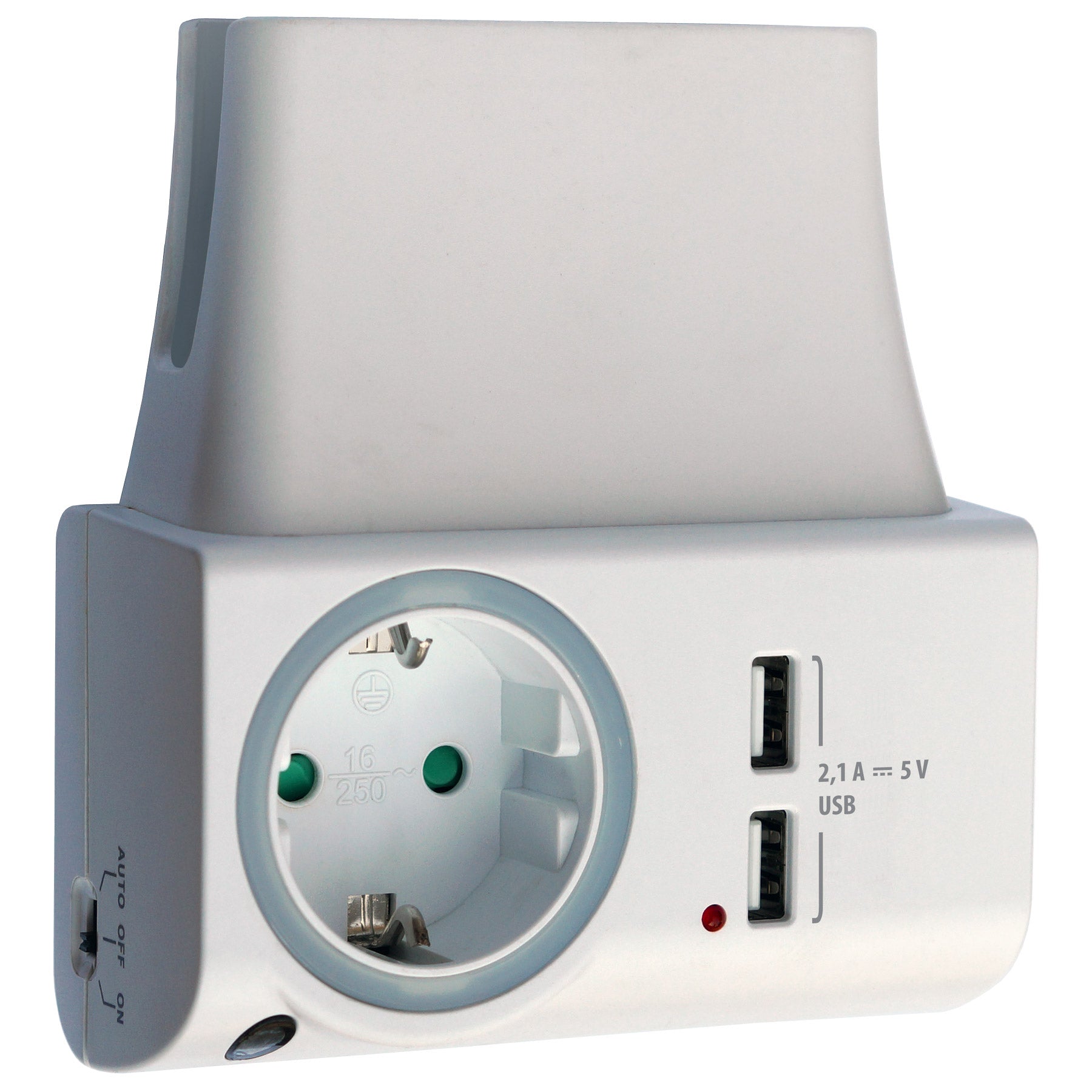 feintech-nlg00300-usb-ladeger-t-steckdose-nachtlicht-halteschale image 1