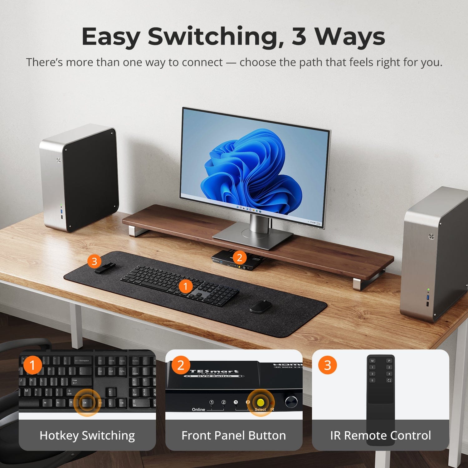 tesmart-elite-hks201-p23-kvm-switch-2-port-4k60hz image 6