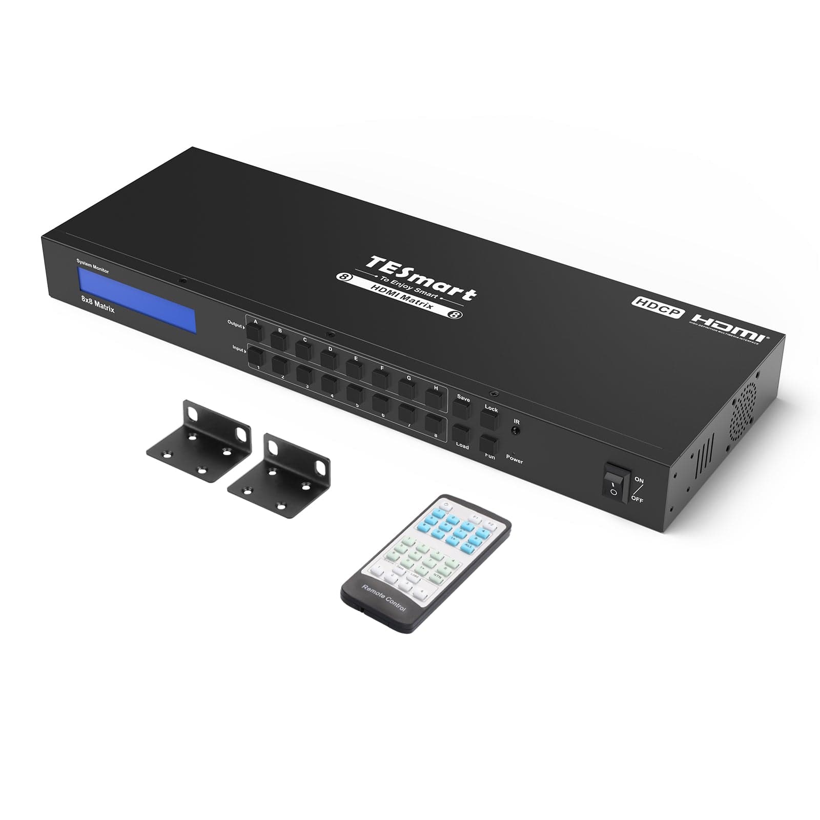 tesmart-prime-hma0808a1u-hdmi-matrix-8x8-4k-60hz-rs232 image 2