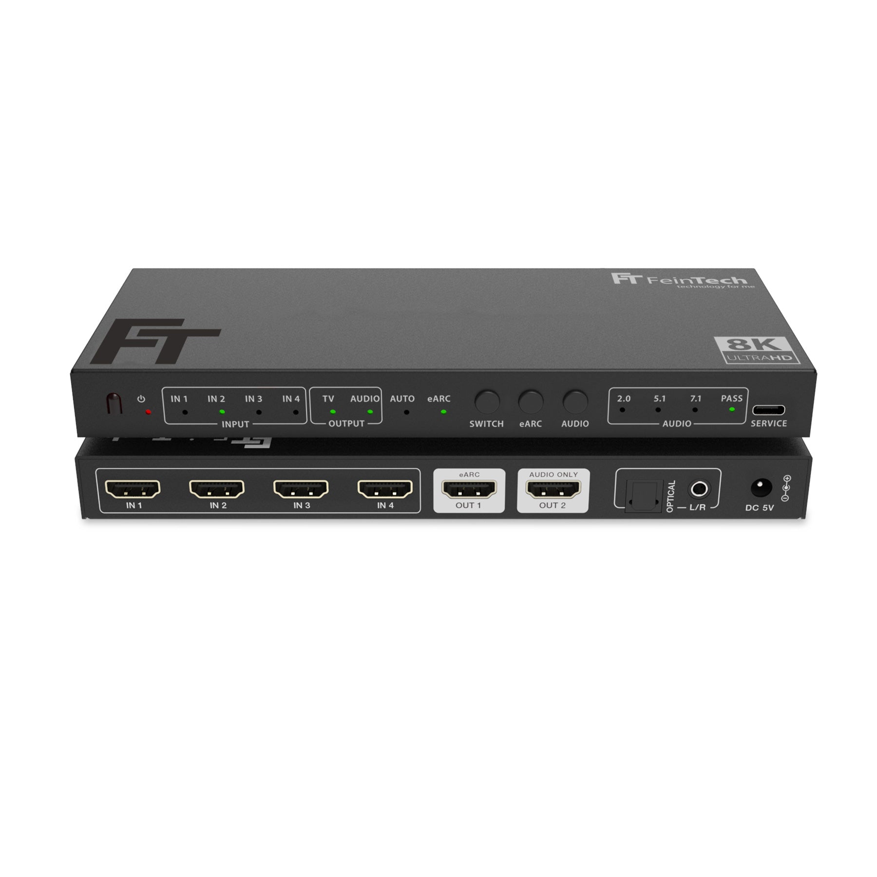 feintech-sw-sw411-hdmi-2-1-switch-4in1-earc-toslink-4k-120hz image 5