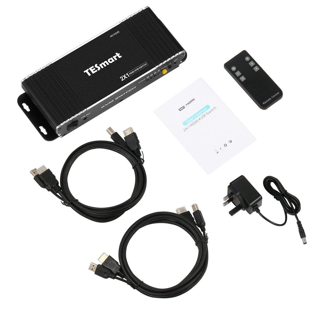 tesmart-lite-kvm-switch-hdmi-4k60hz-f-r-2-pcs-1-monitor-schwarz image 5