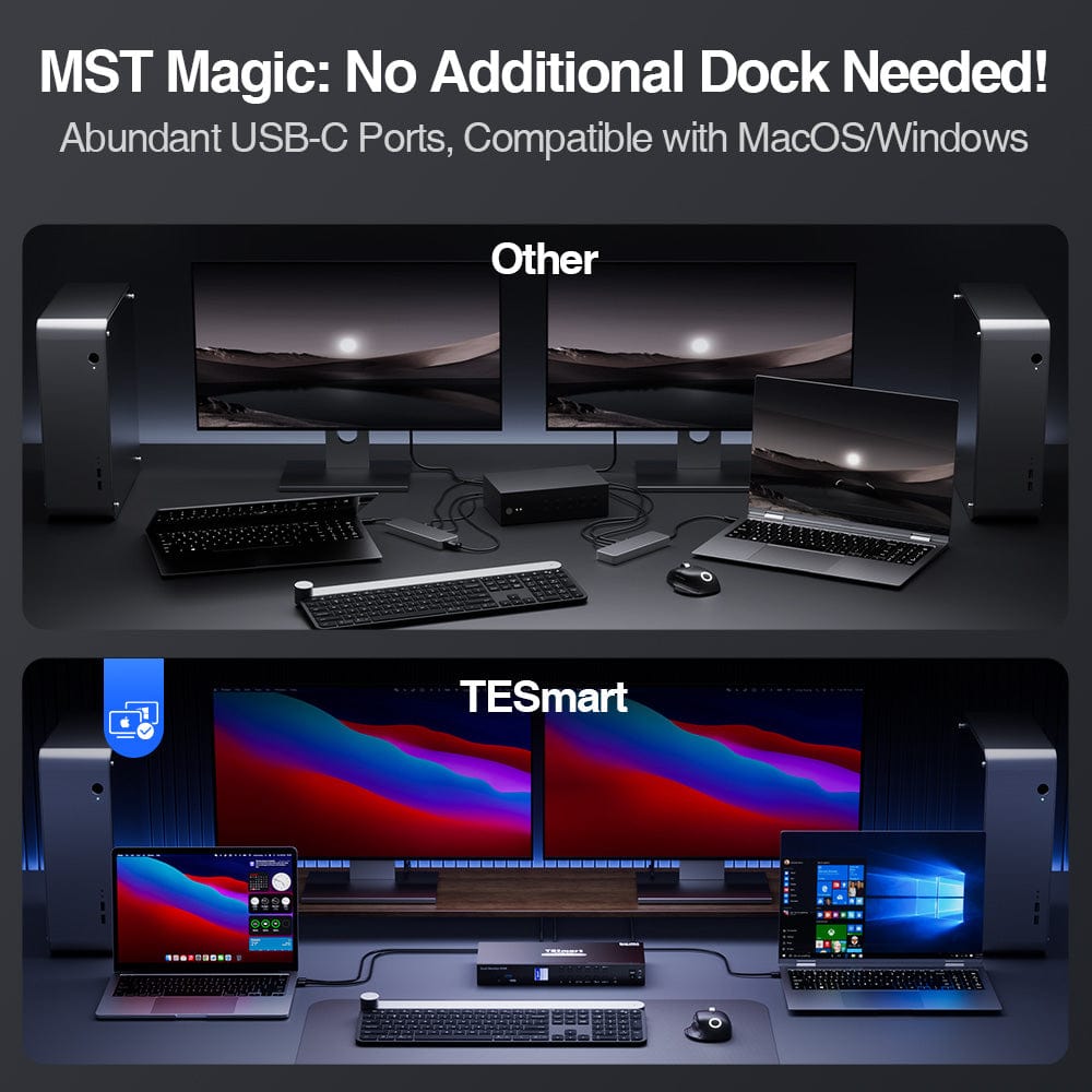 tesmart-prime-hck402-p23-usb-c-kvm-switch-dual-4k60 image 5