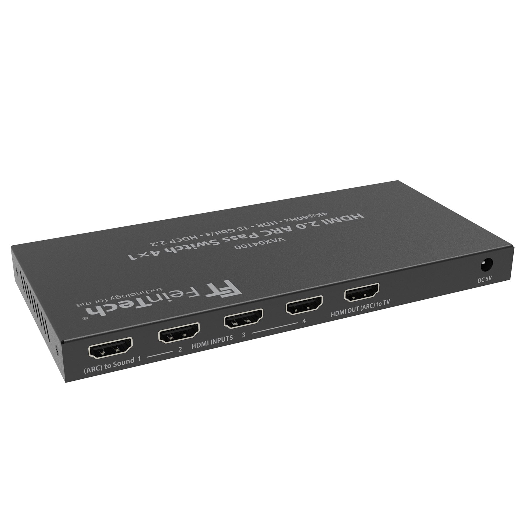 feintech-vax04100-hdmi-arc-switch-4x1-4k-dolby-atmos image 2