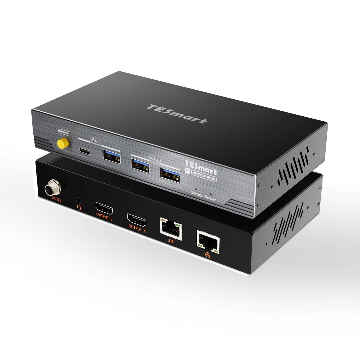 tesmart-prime-dual-4k60-kvm-extender-100m-cat6a-usb image 1